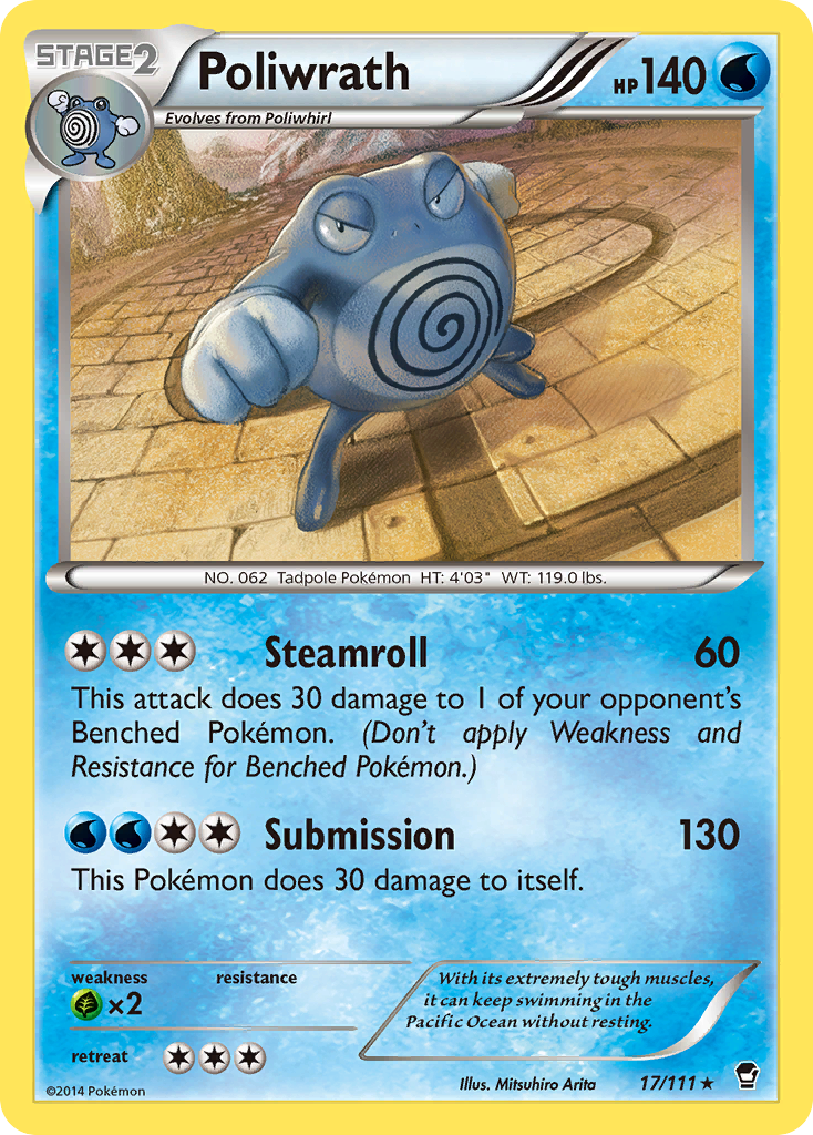 Poliwrath (17/111) [XY: Furious Fists] | Card Merchant Takapuna