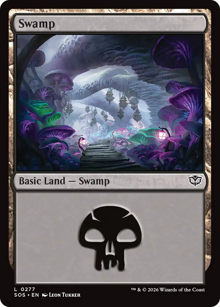 Swamp (0277) [Secrets of Strixhaven] | Card Merchant Takapuna