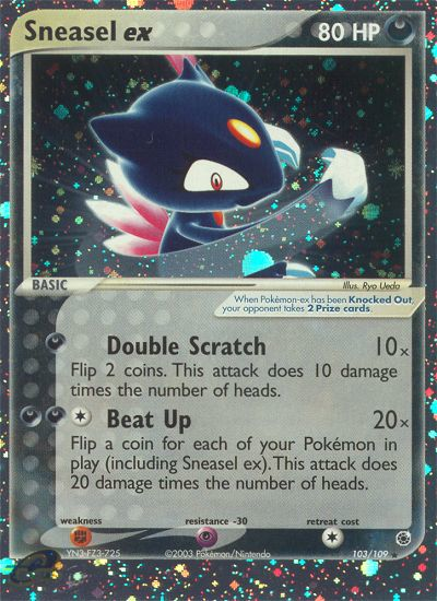 Sneasel ex (103/109) [EX: Ruby & Sapphire] | Card Merchant Takapuna