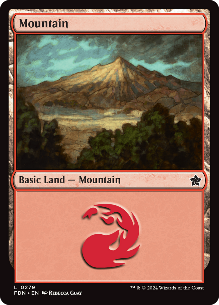 Mountain (0279) [Foundations] | Card Merchant Takapuna