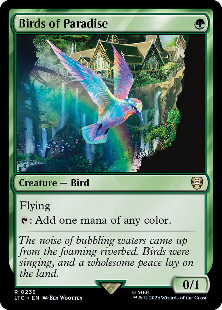 Birds of Paradise [The Lord of the Rings: Tales of Middle-Earth Commander] | Card Merchant Takapuna