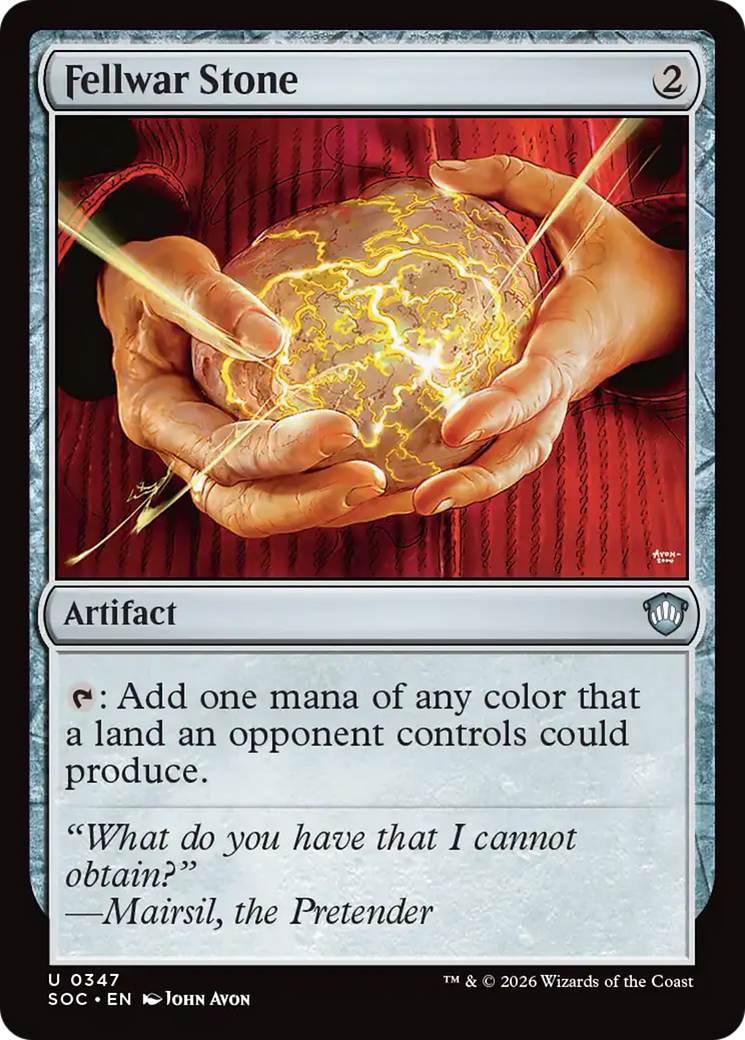 Fellwar Stone [Secrets of Strixhaven Commander] | Card Merchant Takapuna