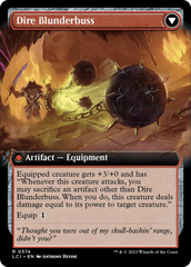 Dire Flail (Extended Art) [The Lost Caverns of Ixalan] | Card Merchant Takapuna