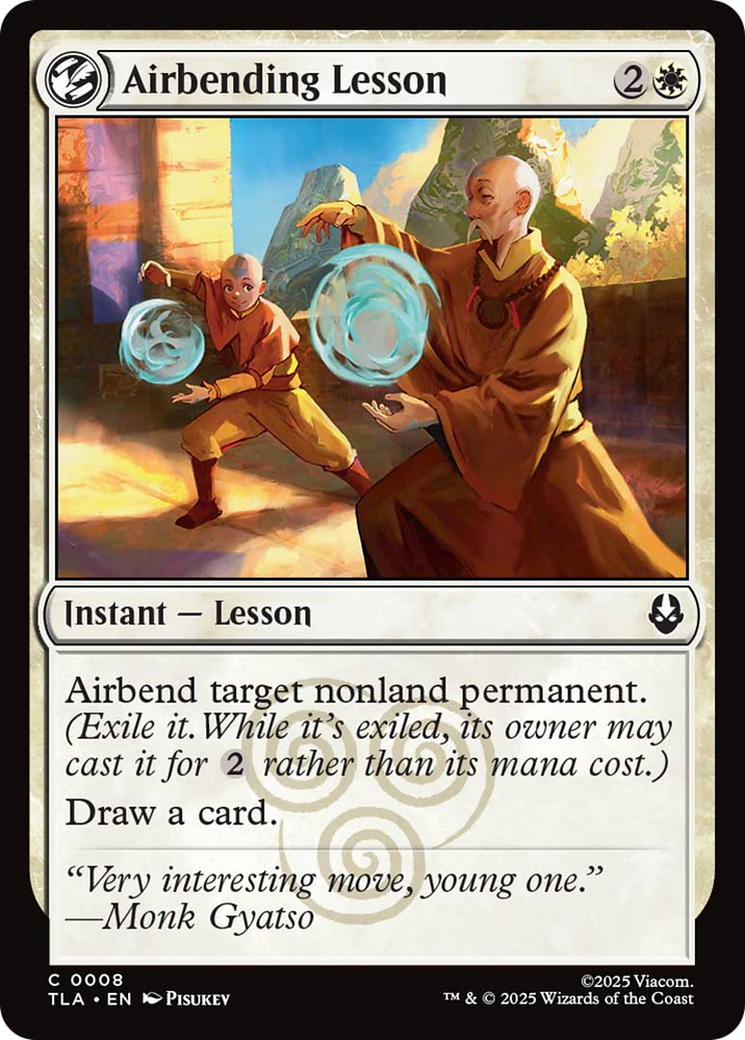 Airbending Lesson [Avatar: The Last Airbender] | Card Merchant Takapuna