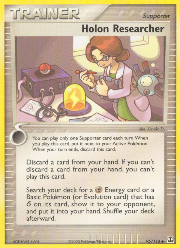 Holon Researcher (95/113) [EX: Delta Species] | Card Merchant Takapuna