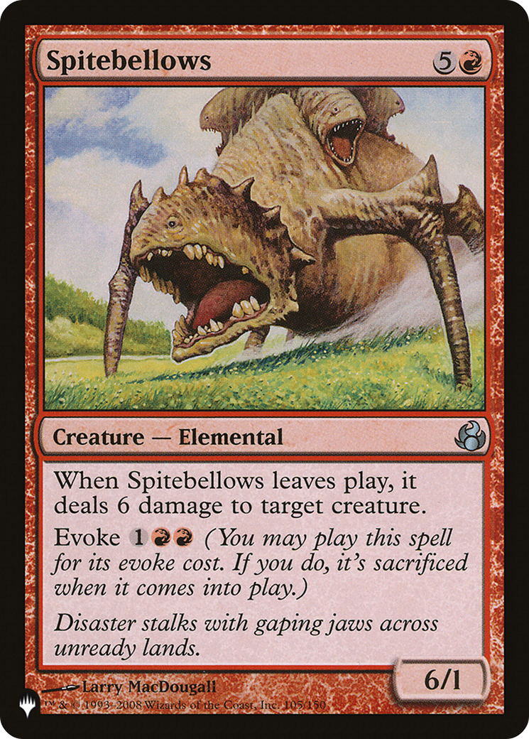 Spitebellows [The List] | Card Merchant Takapuna
