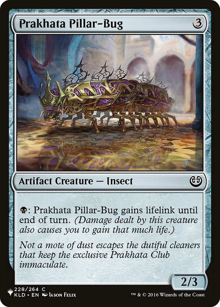 Prakhata Pillar-Bug [The List] | Card Merchant Takapuna