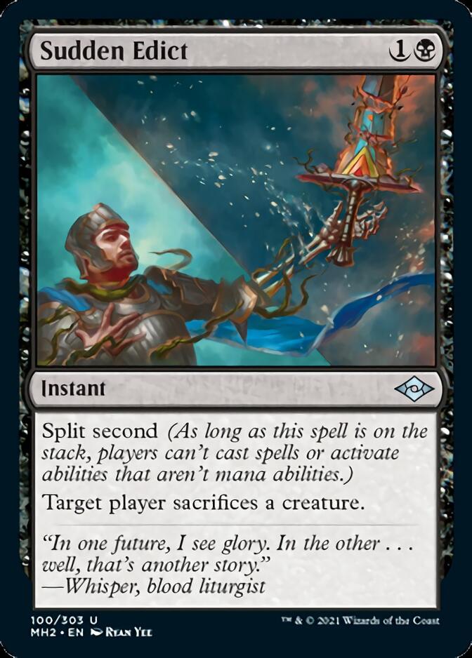 Sudden Edict [Modern Horizons 2] | Card Merchant Takapuna