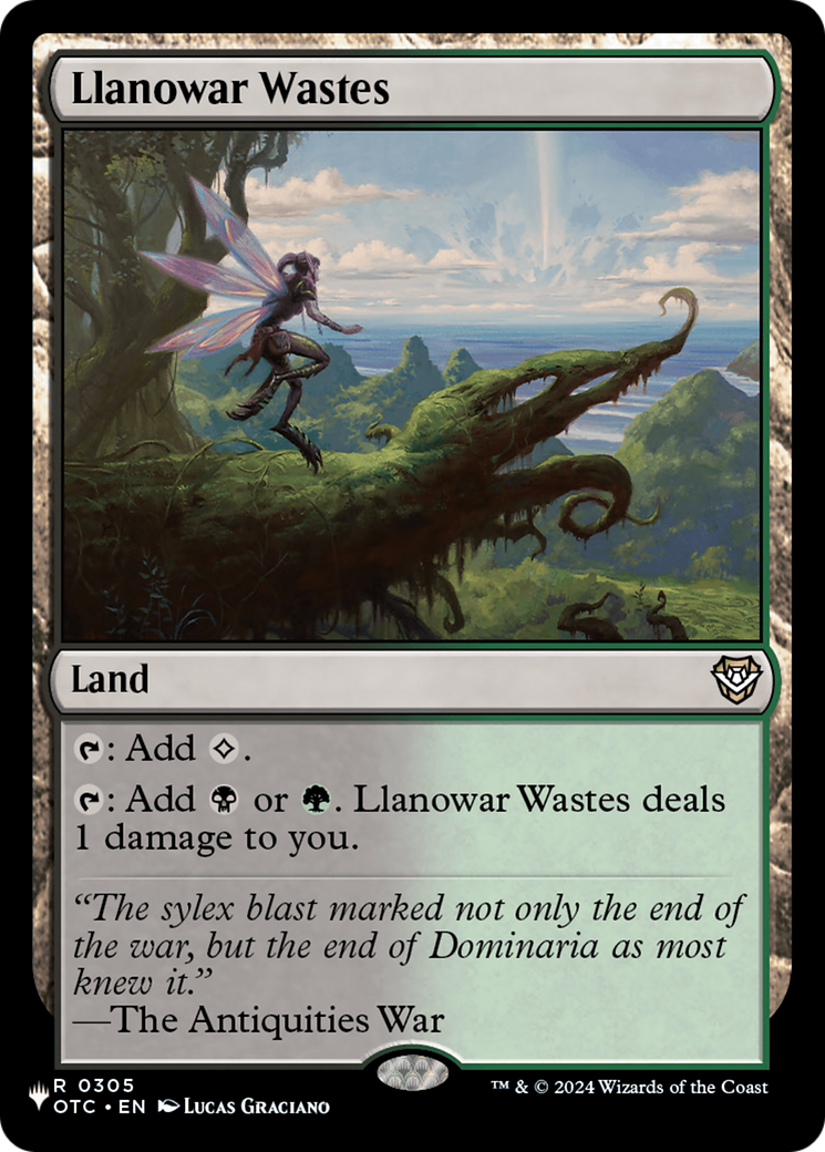 Llanowar Wastes (OTC) [The List] | Card Merchant Takapuna