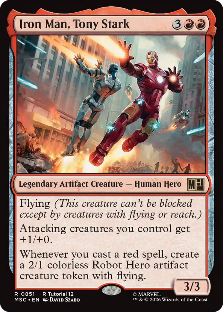 Iron Man, Tony Stark (0851) [Marvel Super Heroes Commander] | Card Merchant Takapuna