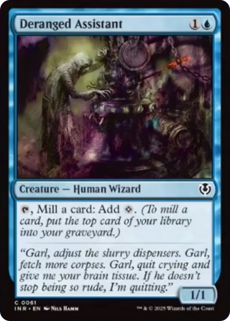 Deranged Assistant [Innistrad Remastered] | Card Merchant Takapuna