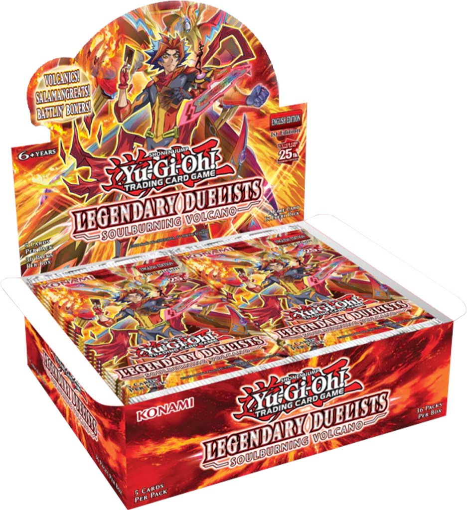 YGO Booster Box - Legendary Duelists: Soulburning Volcano (1st Edition) | Card Merchant Takapuna