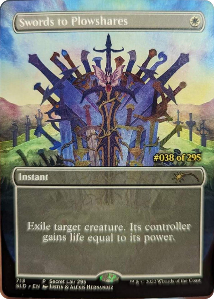 Swords to Plowshares (Serial Numbered) [Secret Lair Drop Series] | Card Merchant Takapuna