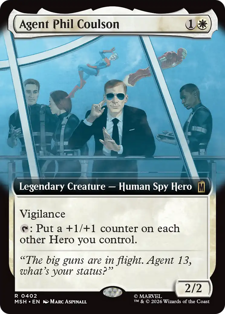 Agent Phil Coulson (Extended Art) [Marvel Super Heroes] | Card Merchant Takapuna
