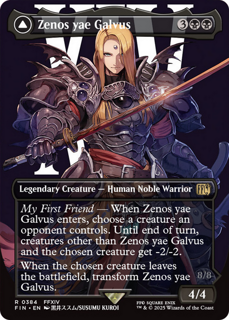 Zenos yae Galvus // Shinryu, Transcendent Rival (Borderless) [FINAL FANTASY] | Card Merchant Takapuna