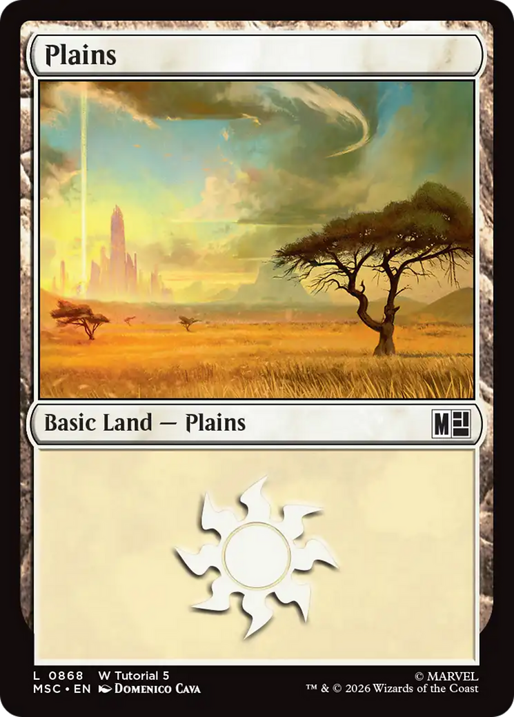 Plains (0868) [Marvel Super Heroes Commander] | Card Merchant Takapuna