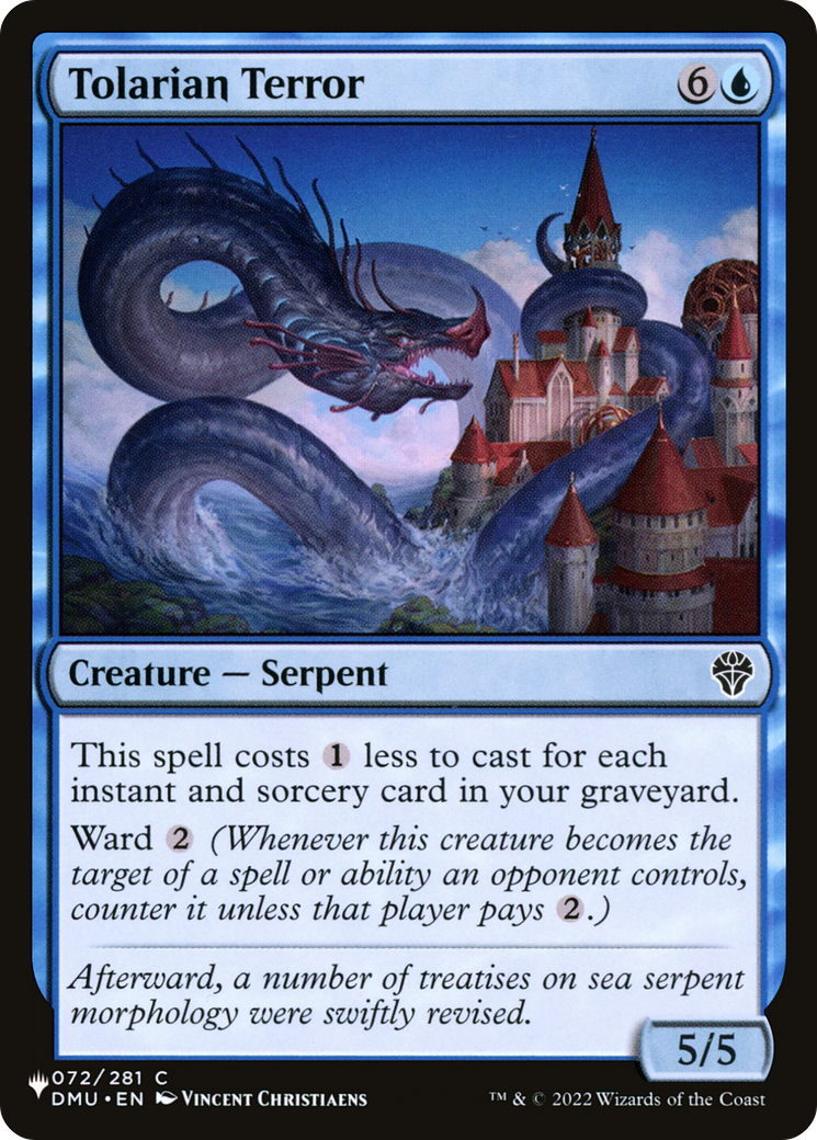 Tolarian Terror [The List] | Card Merchant Takapuna