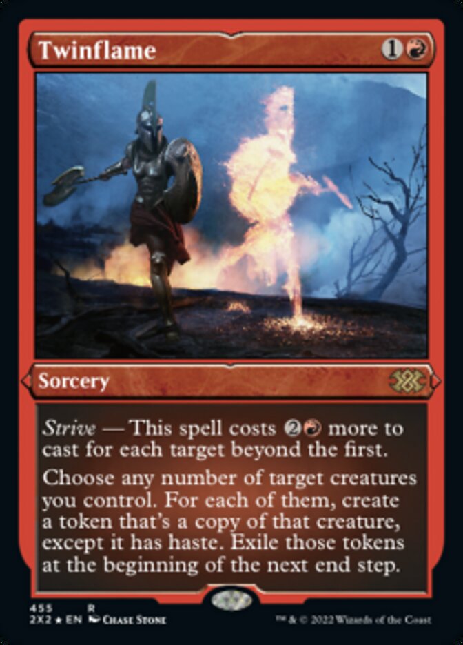 Twinflame (Foil Etched) [Double Masters 2022] | Card Merchant Takapuna