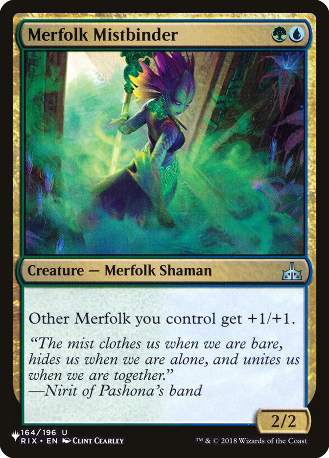 Merfolk Mistbinder [The List] | Card Merchant Takapuna