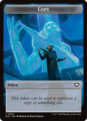 Copy // Clue Double-Sided Token [Edge of Eternities Commander Tokens] | Card Merchant Takapuna