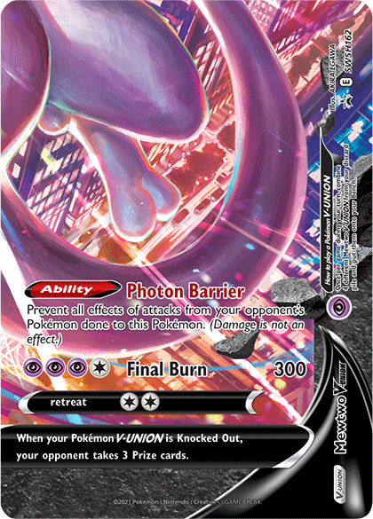 Mewtwo V-Union (SWSH162) [Sword & Shield: Black Star Promos] | Card Merchant Takapuna