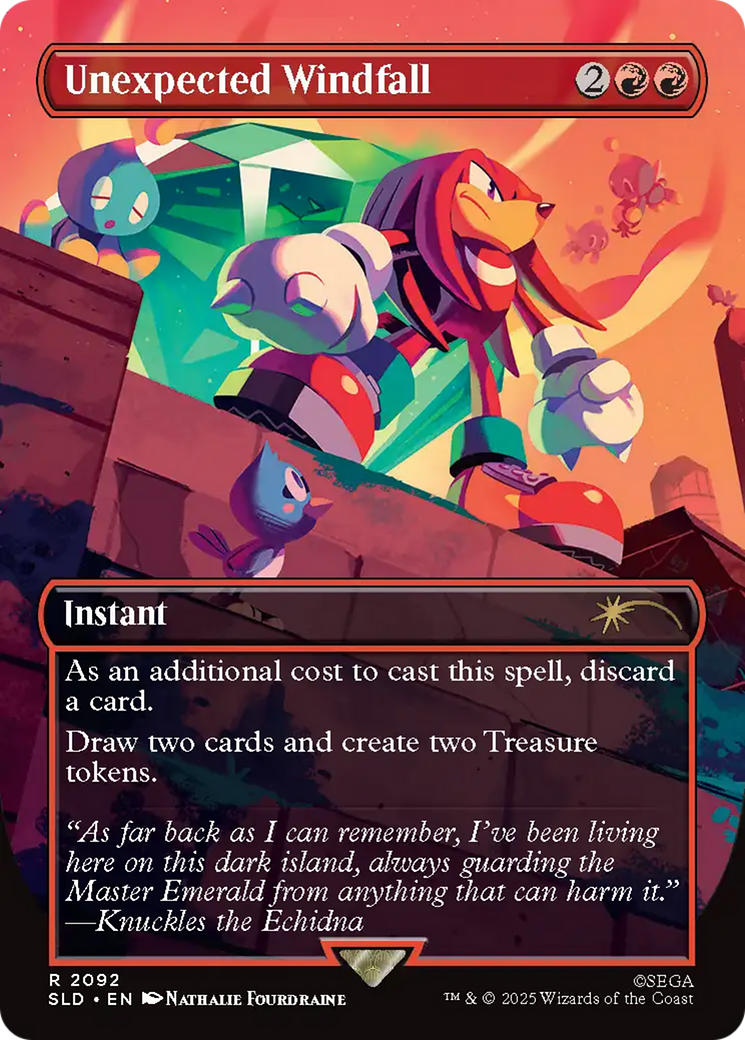 Unexpected Windfall (2092) [Secret Lair Drop Series] | Card Merchant Takapuna