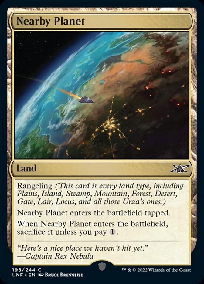 Nearby Planet [Unfinity] | Card Merchant Takapuna