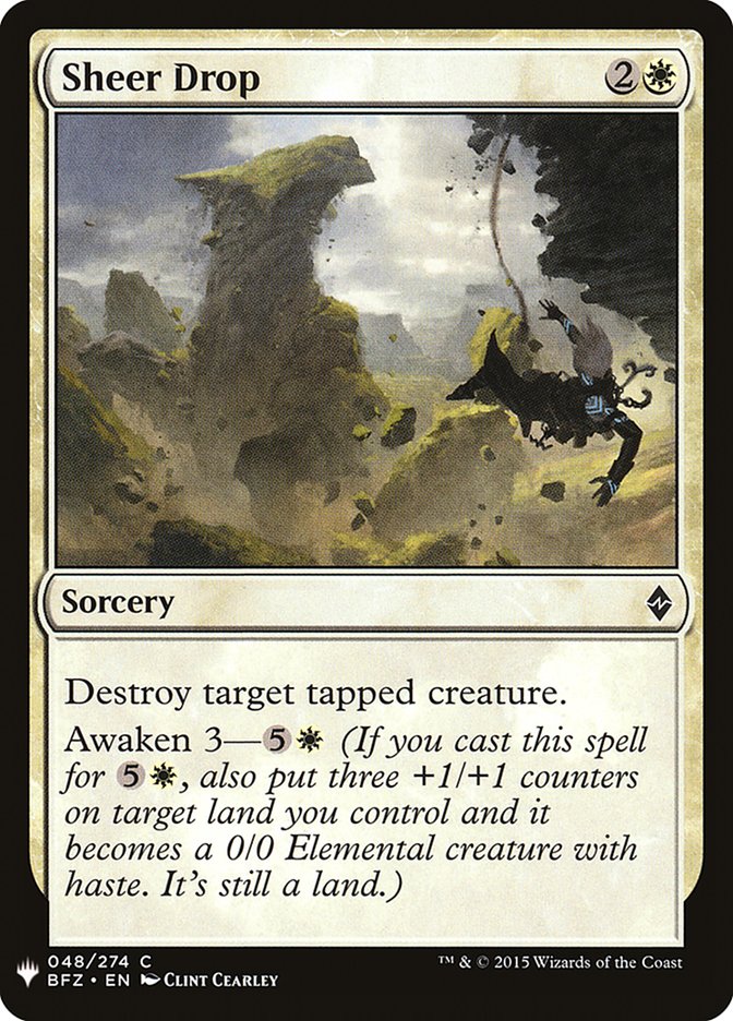 Sheer Drop [Mystery Booster] | Card Merchant Takapuna