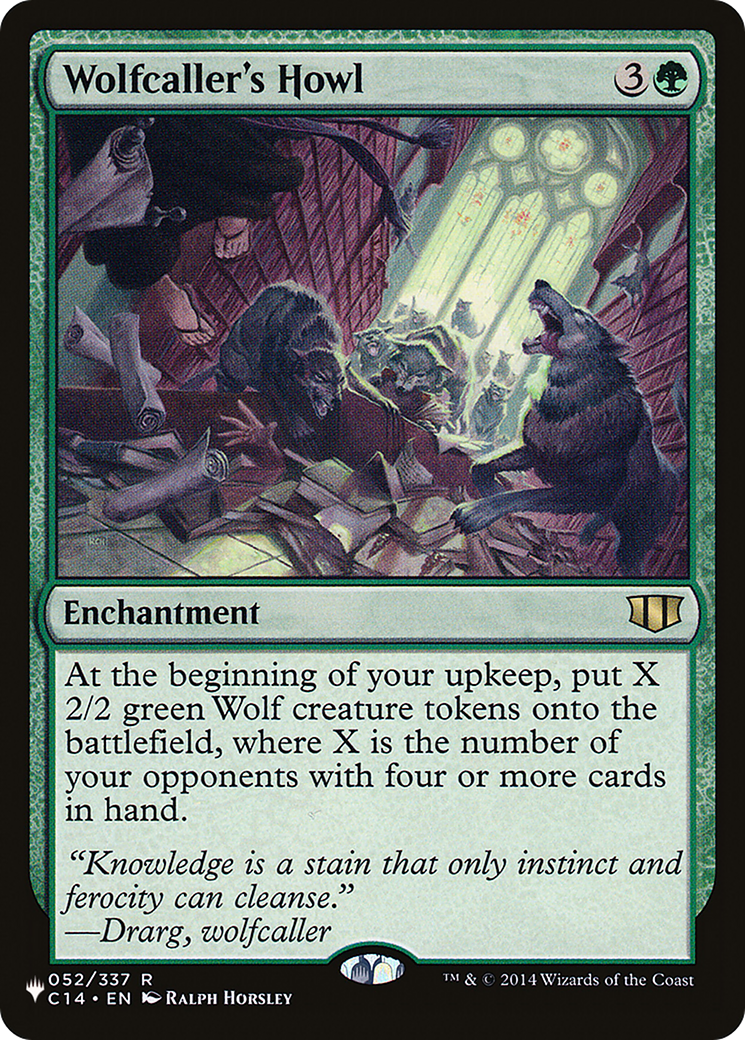 Wolfcaller's Howl [The List] | Card Merchant Takapuna