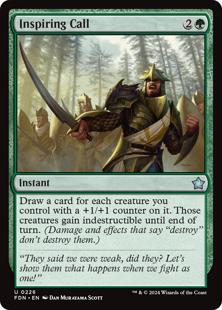 Inspiring Call [Foundations] | Card Merchant Takapuna