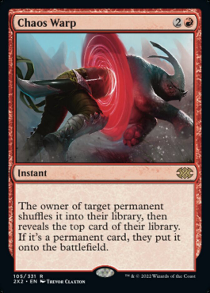 Chaos Warp [Double Masters 2022] | Card Merchant Takapuna