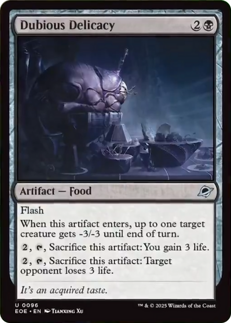 Dubious Delicacy [Edge of Eternities] | Card Merchant Takapuna