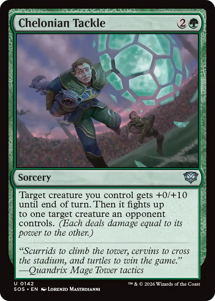 Chelonian Tackle [Secrets of Strixhaven] | Card Merchant Takapuna