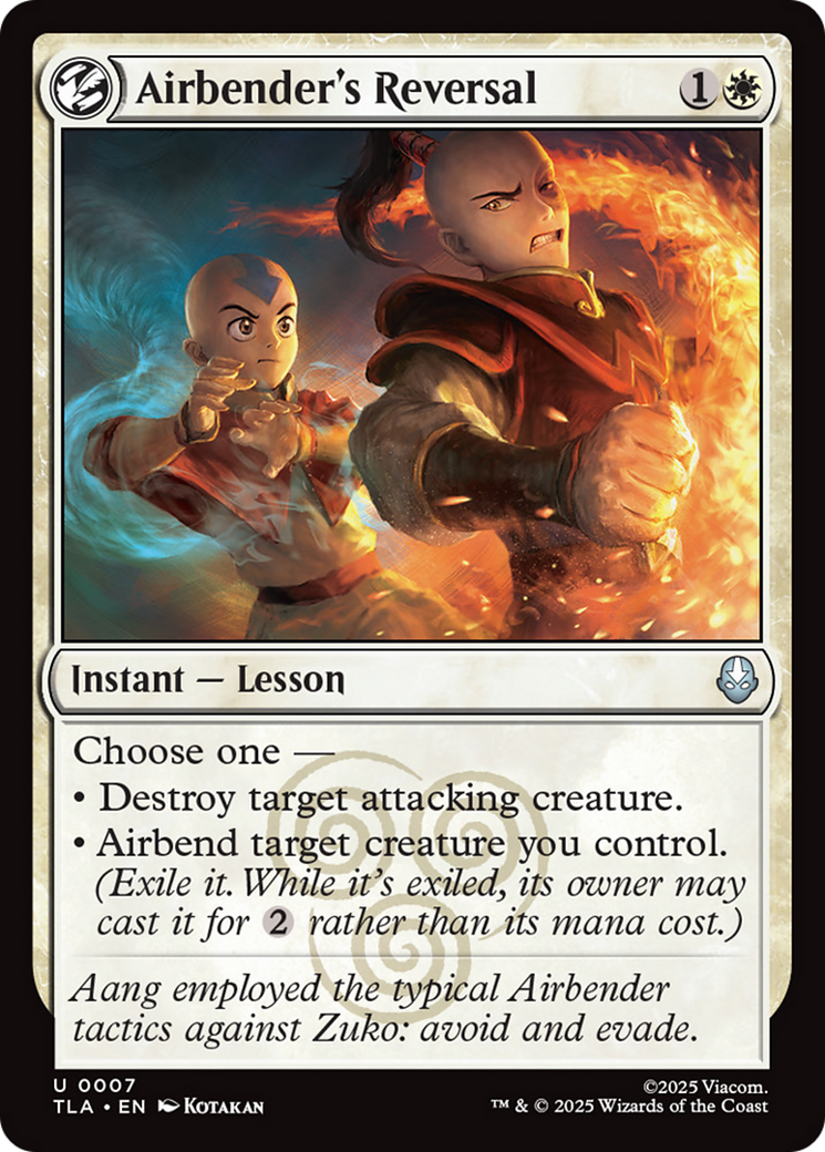 Airbender's Reversal [Avatar: The Last Airbender] | Card Merchant Takapuna