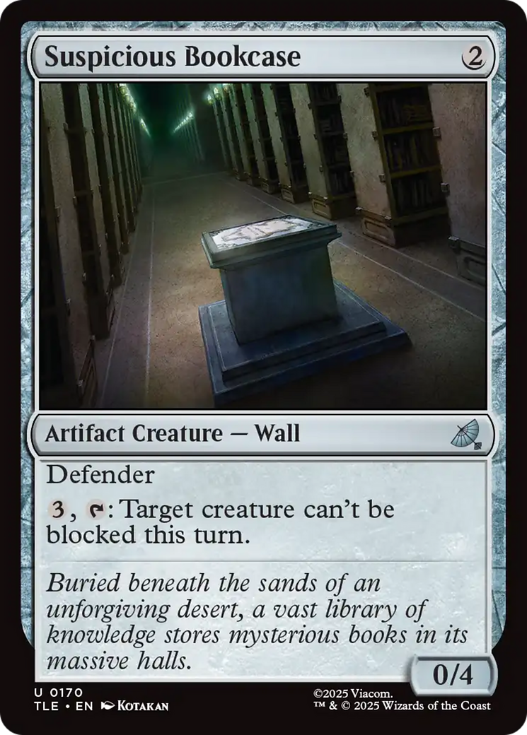 Suspicious Bookcase [Avatar: The Last Airbender: Eternal-Legal] | Card Merchant Takapuna