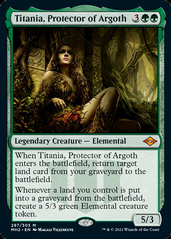 Titania, Protector of Argoth (Foil Etched) [Modern Horizons 2] | Card Merchant Takapuna