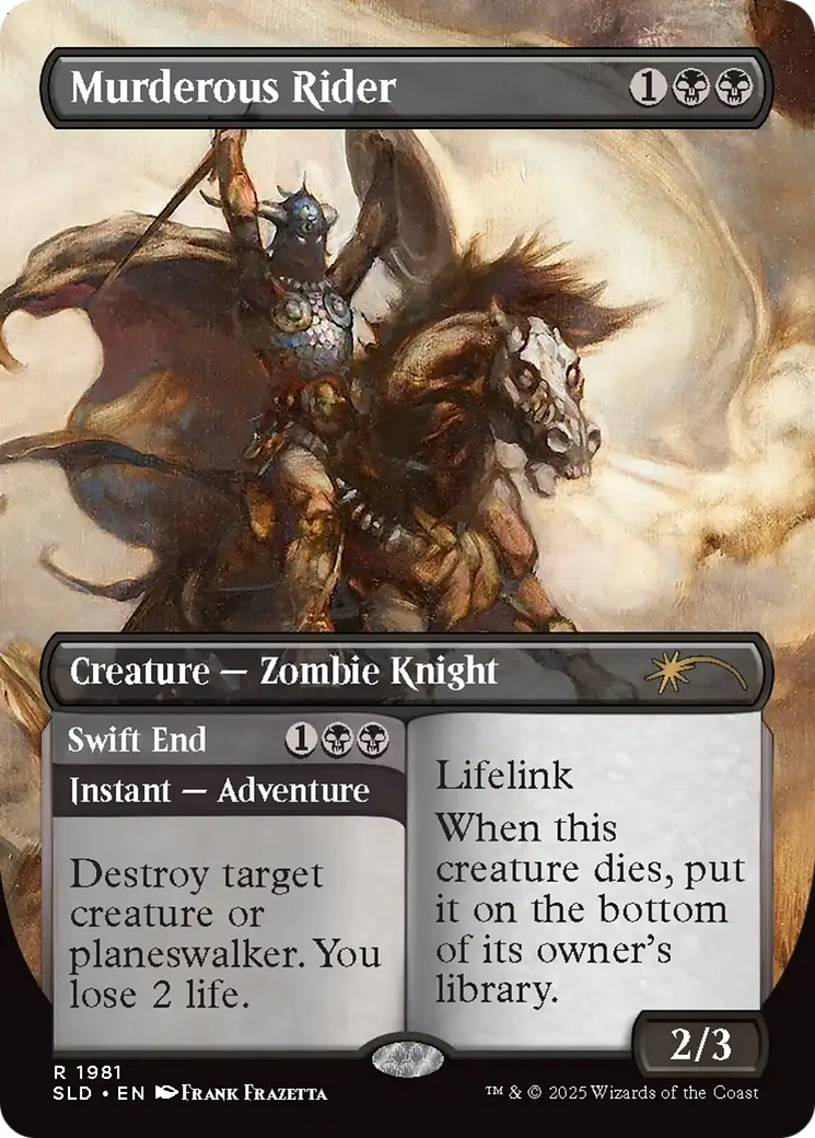 Murderous Rider (1981) (Rainbow Foil) [Secret Lair Drop Series] | Card Merchant Takapuna