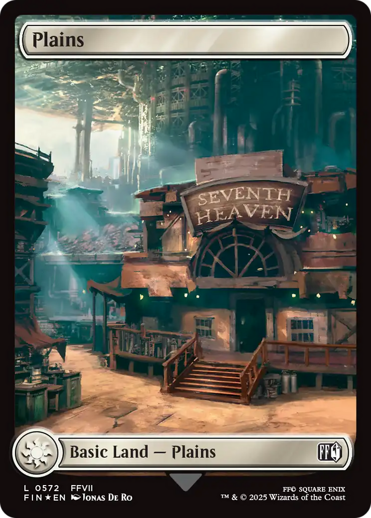 Plains (0572) (Surge Foil) [FINAL FANTASY] | Card Merchant Takapuna
