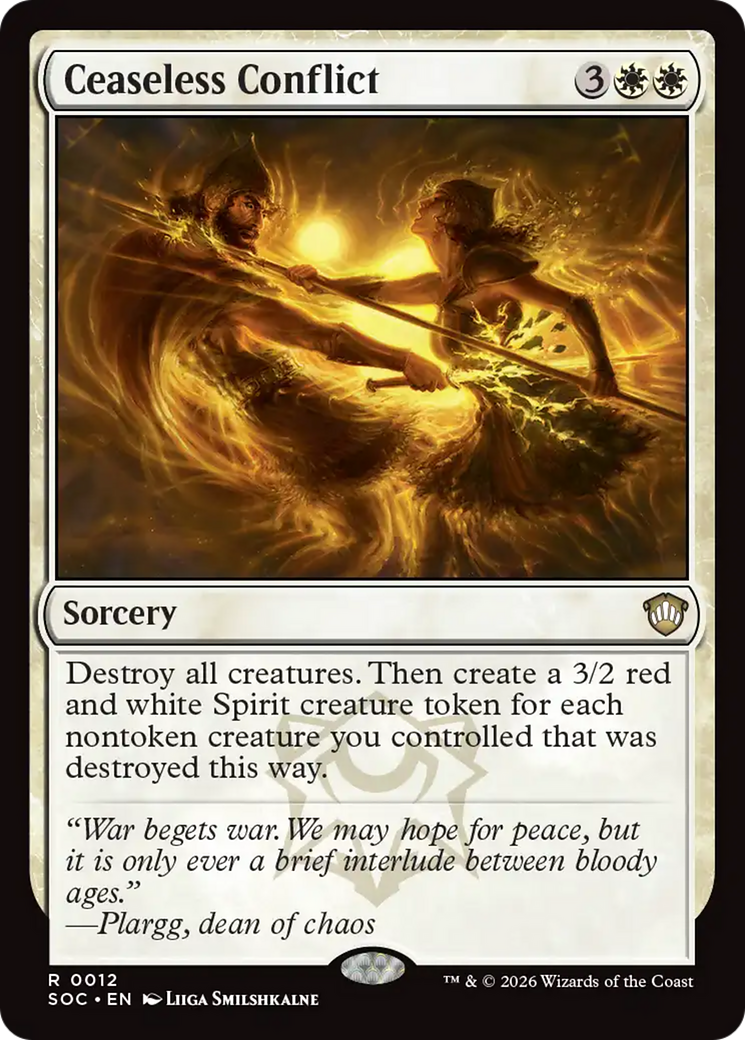 Ceaseless Conflict [Secrets of Strixhaven Commander] | Card Merchant Takapuna