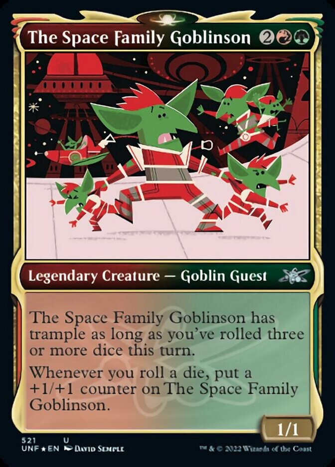 The Space Family Goblinson (Showcase) (Galaxy Foil) [Unfinity] | Card Merchant Takapuna