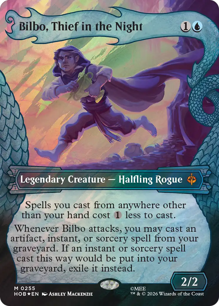 Bilbo, Thief in the Night (Showcase) (Surge Foil) [The Hobbit] | Card Merchant Takapuna