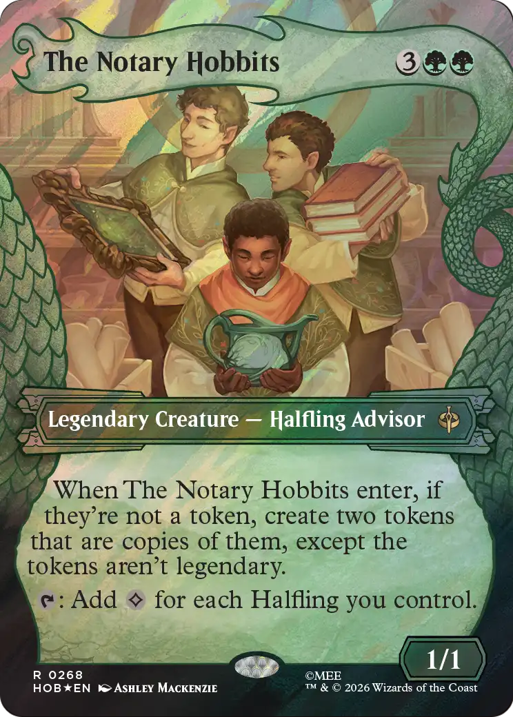 The Notary Hobbits (Showcase) (Surge Foil) [The Hobbit] | Card Merchant Takapuna