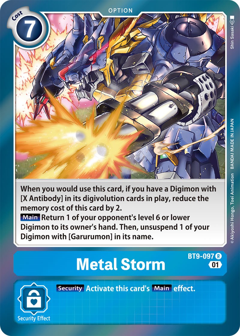 Metal Storm [BT9-097] [X Record] | Card Merchant Takapuna