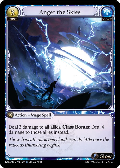 Anger the Skies (090) [Dawn of Ashes: Starter Decks] | Card Merchant Takapuna