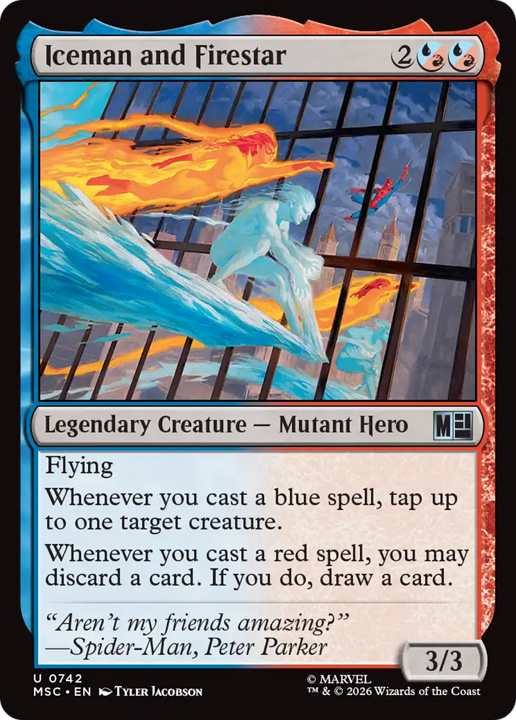 Iceman and Firestar [Marvel Super Heroes Commander] | Card Merchant Takapuna