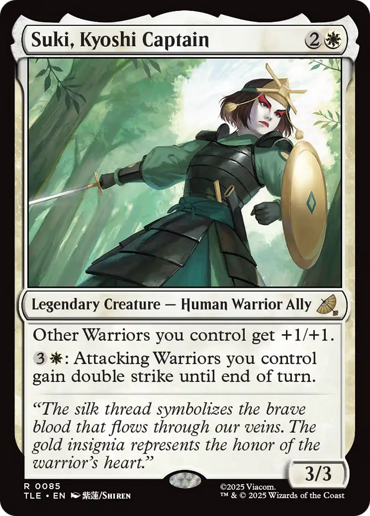 Suki, Kyoshi Captain [Avatar: The Last Airbender: Eternal-Legal] | Card Merchant Takapuna