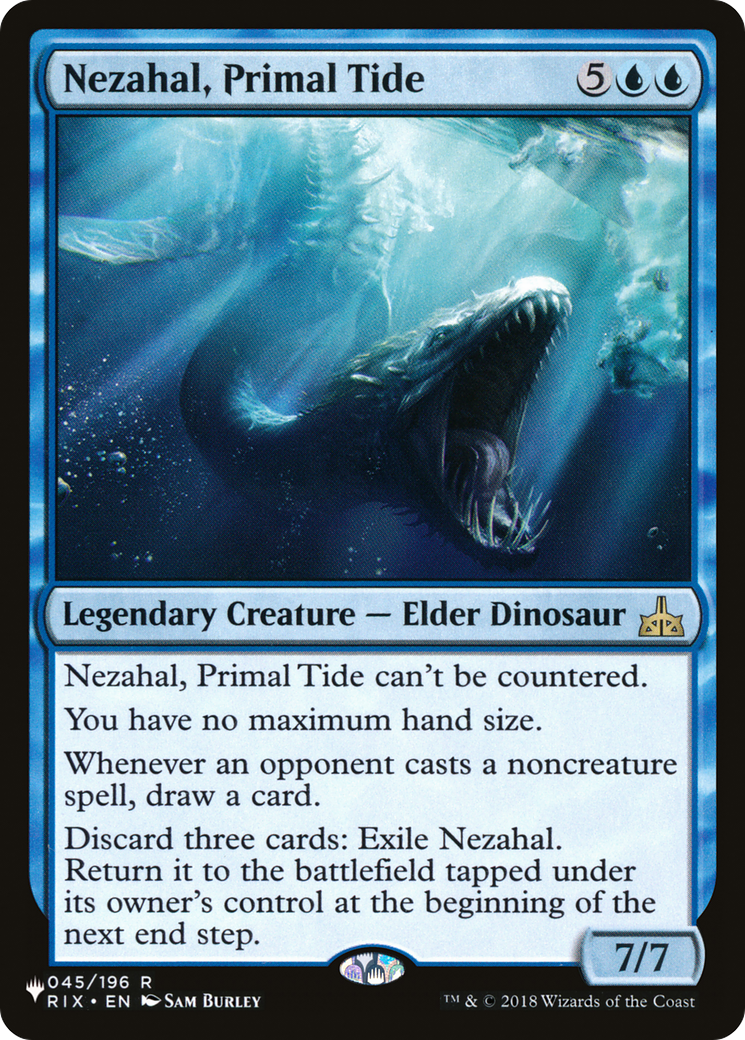 Nezahal, Primal Tide [The List] | Card Merchant Takapuna