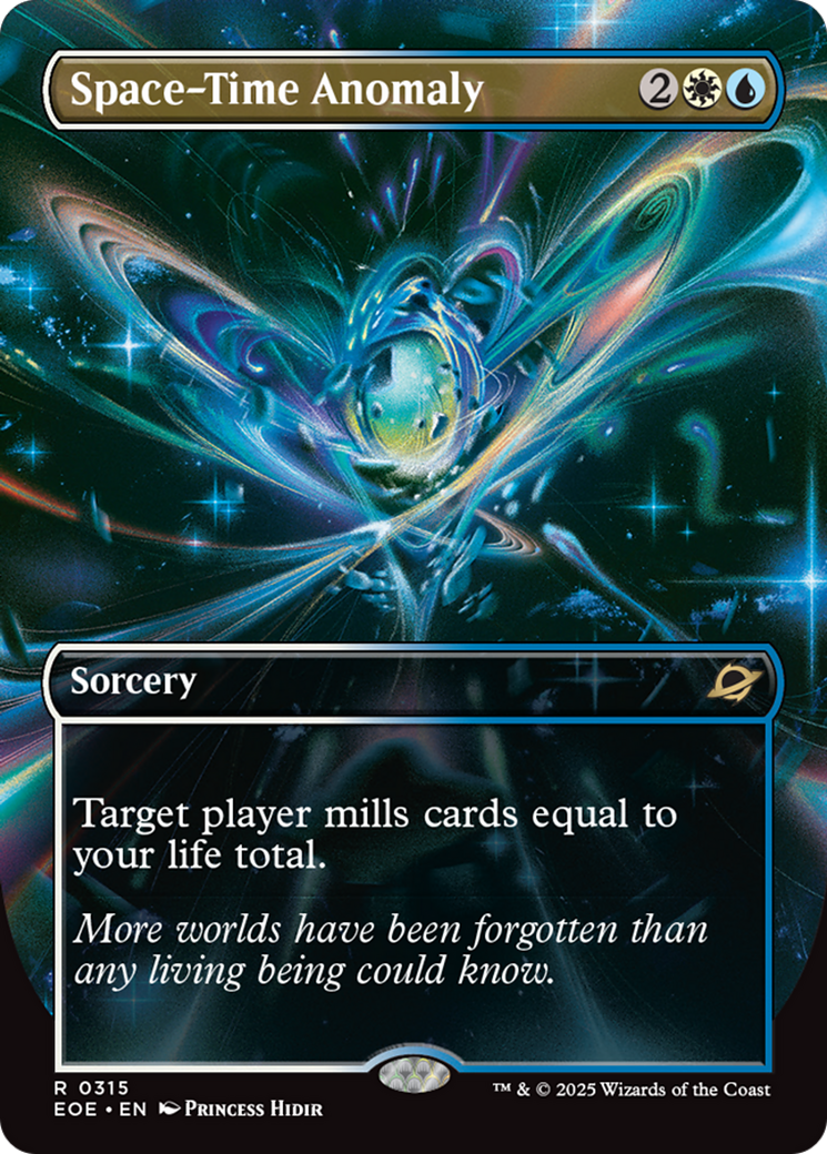 Space-Time Anomaly (Borderless) [Edge of Eternities] | Card Merchant Takapuna