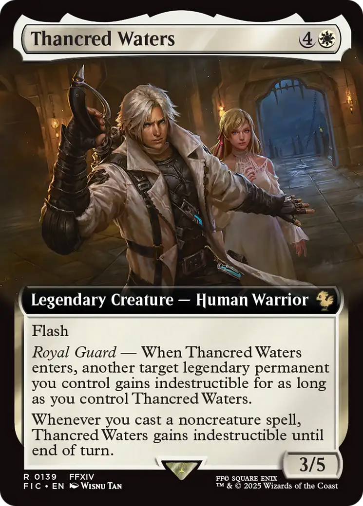 Thancred Waters (Extended Art) [FINAL FANTASY Commander] | Card Merchant Takapuna