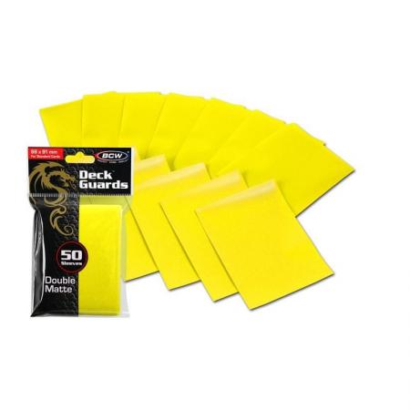 BCW Deck Guard (50) Yellow | Card Merchant Takapuna